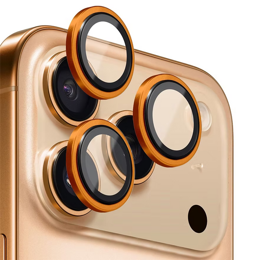 Blueo Camera Metal Frame Lens Glass - Закалено стъкло за камера - iPhone 17 Серия