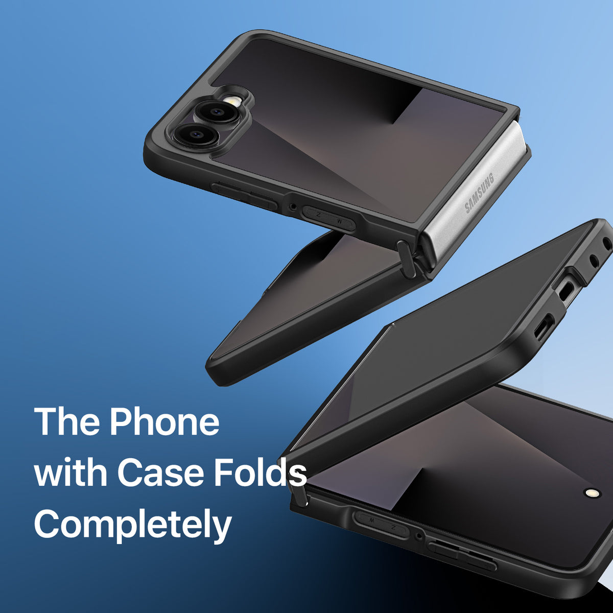 Кейс Dux Ducis Aimo за Samsung Galaxy Z Flip 8 – Черен