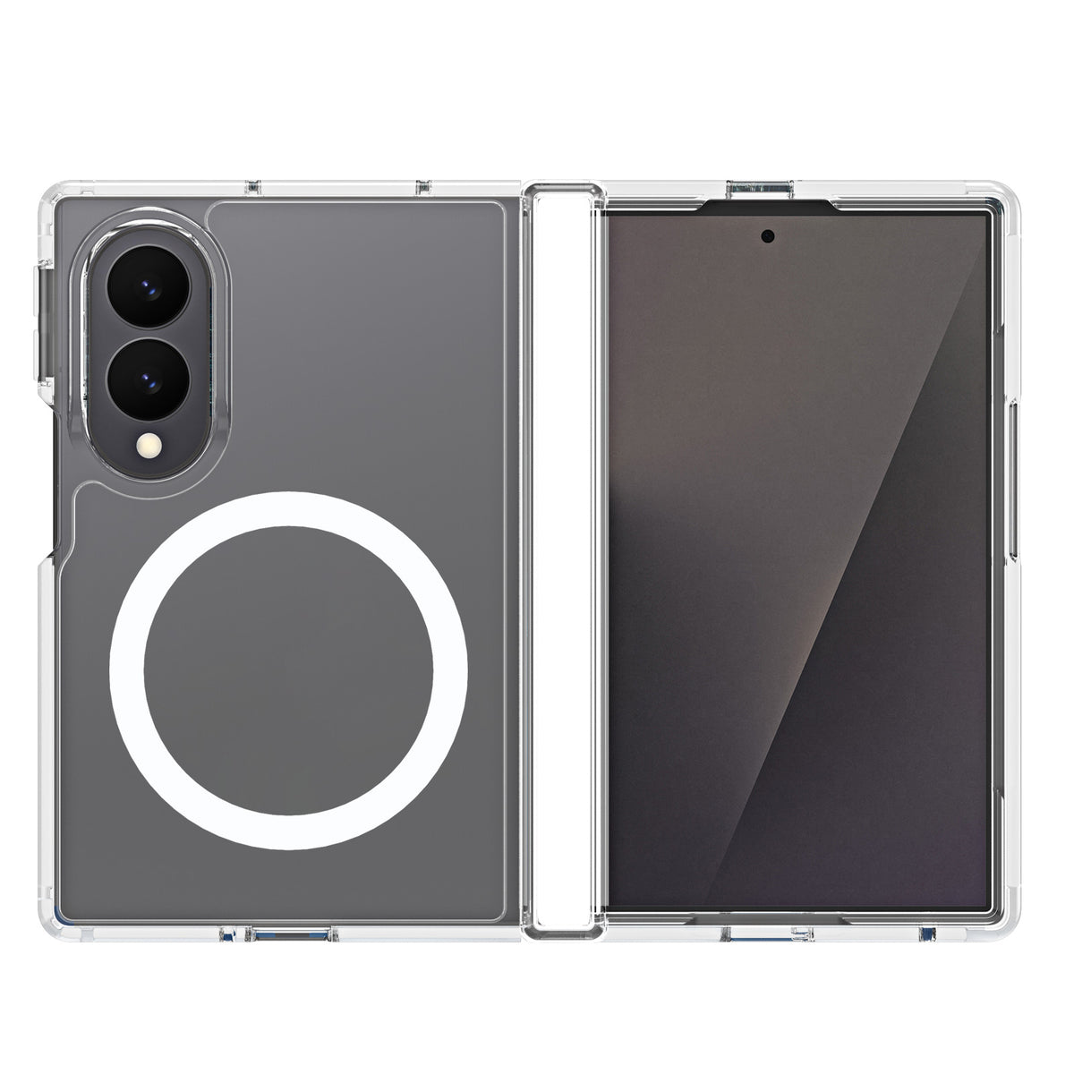 Кейс Dux Ducis Clin Mag с MagSafe за Samsung Galaxy Z Fold 8 – Прозрачен