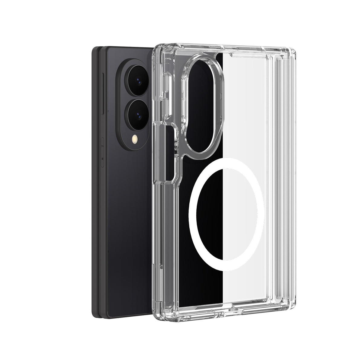 Кейс Dux Ducis Clin Mag с MagSafe за Samsung Galaxy Z Fold 8 – Прозрачен