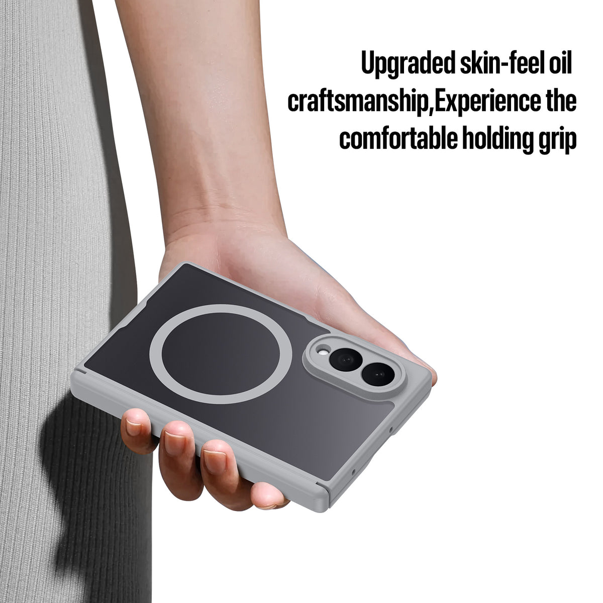 Кейс Expn Series Magnetic Case за Samsung Z Fold 8 - Сив