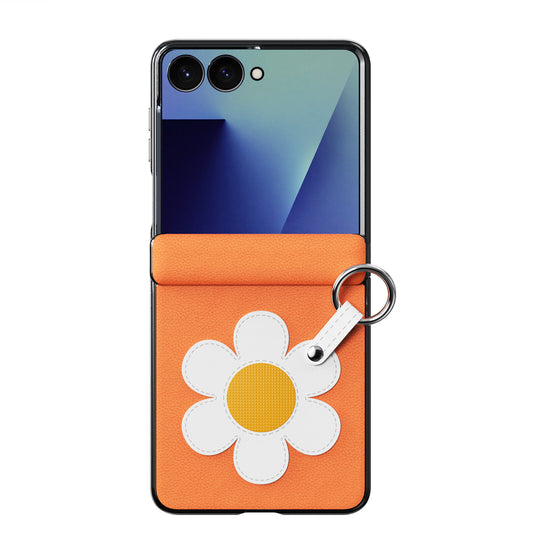 Кожен кейс с пръстен Dux Ducis Luvy за Samsung Galaxy Z Flip 8