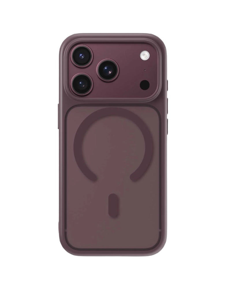 MagSafe кейс BLUEO Ape Skin-Friendly за iPhone 18 Pro / Max - Бургунди