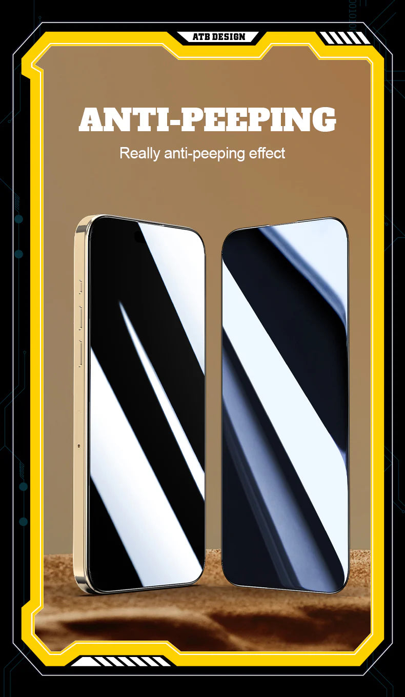 Протектор от закалено стъкло Privacy ATB King Kong HD Glass- iPhone