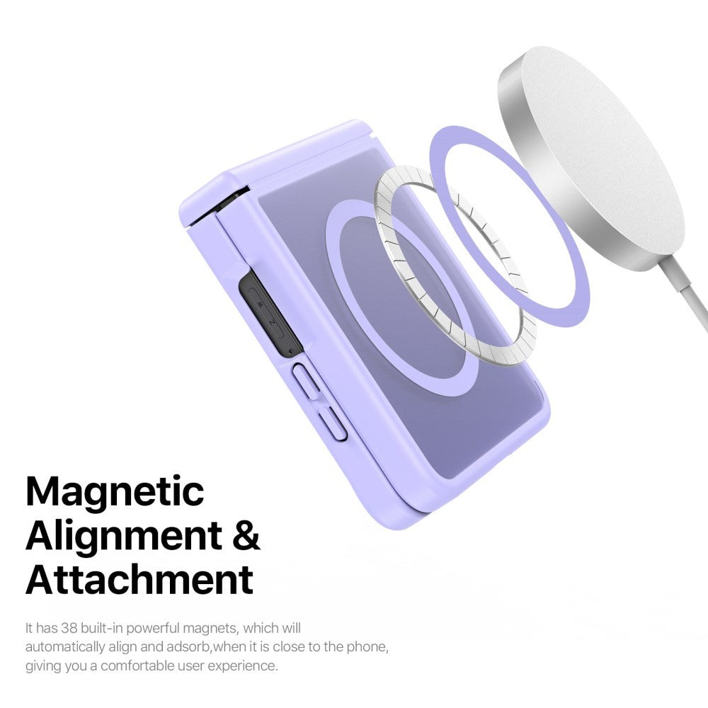 Кейс Dux Ducis Yind с MagSafe за Samsung Galaxy Z Flip 8 – Светло Лилав