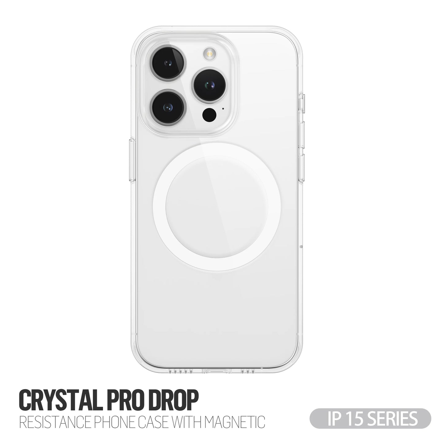 Удароустойчив кейс BLUEO Crystal Drop Mag - iPhone 16 Серия