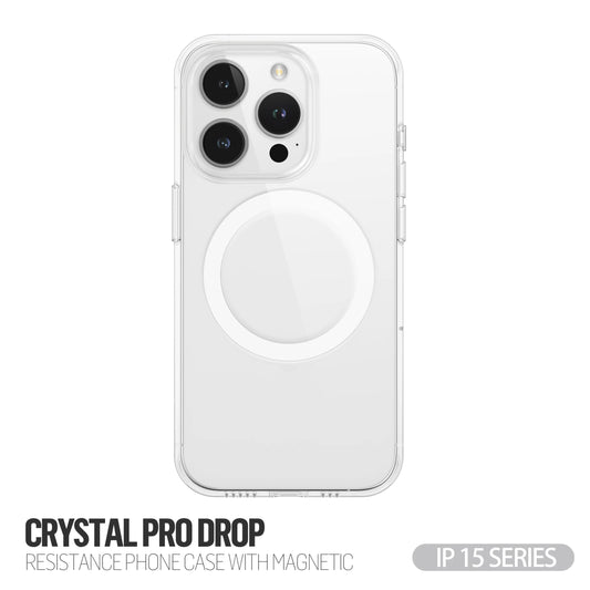 Удароустойчив кейс BLUEO Crystal Drop Mag - iPhone 15 Серия