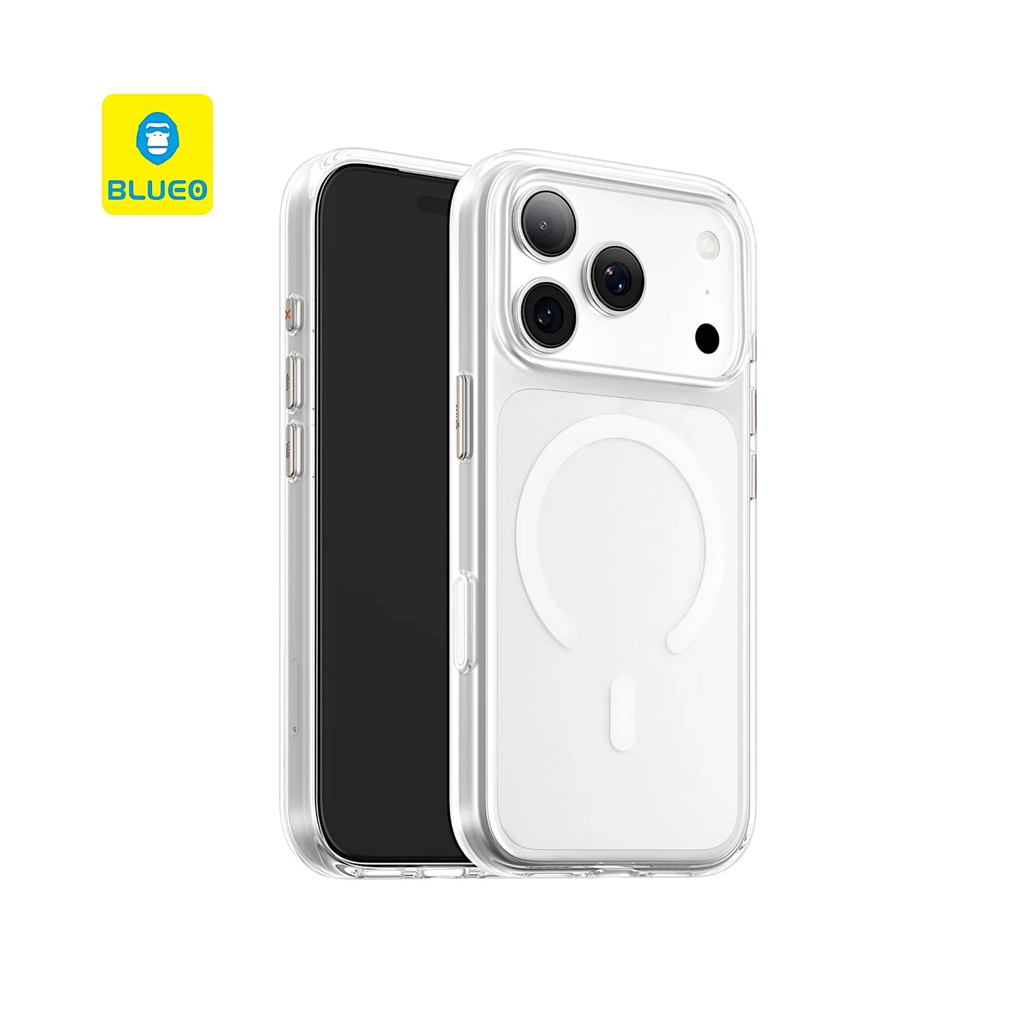 Удароустойчив кейс BLUEO Crystal Drop Mag - iPhone 17 Серия