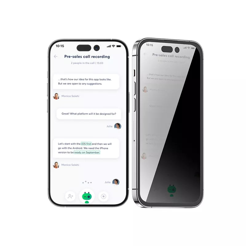 Поверителен стъклен протектор ATB Privacy - iPhone