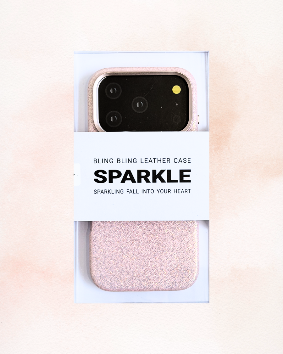 Кейс Sparkle Leather iPhone 17 Pro