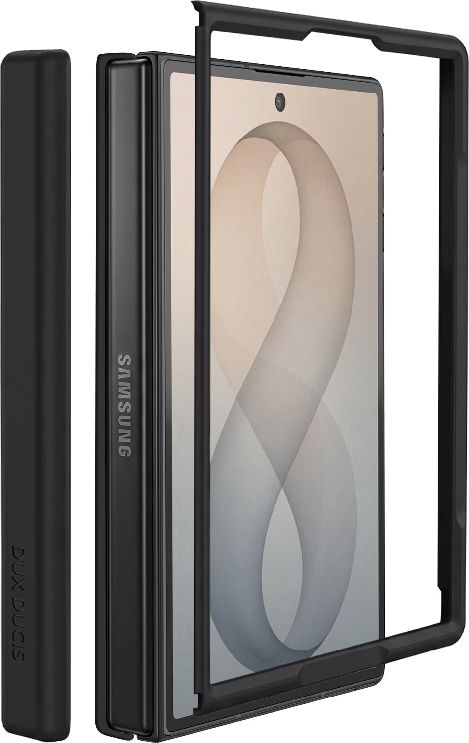 Кейс Dux Ducis Yind с MagSafe за Samsung Galaxy Z Fold 8 – Черен